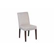 Pemberly Row Contemporary Solid Wood Dining Chair in Cream Finish (Set of 2)
