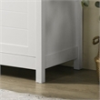 Pemberly Row 2-Door Engineered Wood Storage Cabinet in White
