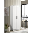 Pemberly Row 2-Door Engineered Wood Storage Cabinet in White