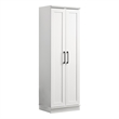 Pemberly Row 2-Door Engineered Wood Storage Cabinet in White