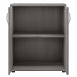 Pemberly Row Engineered Wood Garage Storage Cabinet with Doors in Platinum Gray