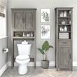 Pemberley Row Engineered Wood Driftwood Gray Bathroom Storage Cabinet and Space Saver Rectangular 68