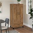 Pemberly Row Tall Kitchen Pantry Cabinet in Fresh Walnut - Engineered Wood