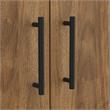 Pemberly Row Tall Kitchen Pantry Cabinet in Fresh Walnut - Engineered Wood