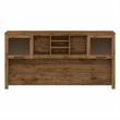 Pemberley Row Engineered Wood Fresh Walnut Desk Hutch Rectangular 72