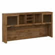 Pemberley Row Engineered Wood Fresh Walnut Desk Hutch Rectangular 72