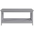 Pemberly Row Modern / Contemporary Coffee Table in Gray Wood Finish