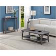 Pemberly Row Modern / Contemporary Coffee Table in Gray Wood Finish
