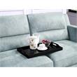 Pemberly Row Modern / Contemporary Serving Tray in Black Wood Finish