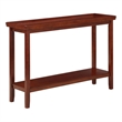 Pemberley Row Rubberwood Mahogany Console Table Rectangular 48