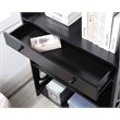 Pemberly Row Modern 5-Tier Bookcase with Drawer in Espresso Wood