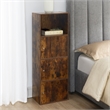 Pemberly Row Three-Door Cabinet with Shelf in Walnut Wood Finish