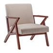 Pemberly Row Modern / Contemporary Accent Chair Beige Fabric
