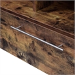 Pemberly Row 60-inch TV Stand with Cabinets and Shelves in Nutmeg Wood
