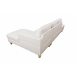 Pemberly Row Modern / Contemporay Sectional Sofa Cream White