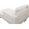 Pemberly Row Modern / Contemporay Sectional Sofa Cream White