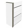 Pemberly Row 5-Drawer Engineered Wood Bedroom Chest in White