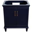 Pemberly Row 30 in. Single Wooden Vanity Blue Finish Cabinet Only