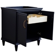 Pemberly Row 30 in. Single Wooden Vanity Blue Finish Cabinet Only