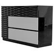 Pemberly Row 5-Piece Engineered Wood Queen Bedroom Set - Black/ Zebra