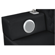 Pemberly Row Smart Multifunctional King Size Bed Made with Wood in Black