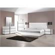Pemberly Row 5-Piece Engineered Wood Cal King Bedroom Set in White