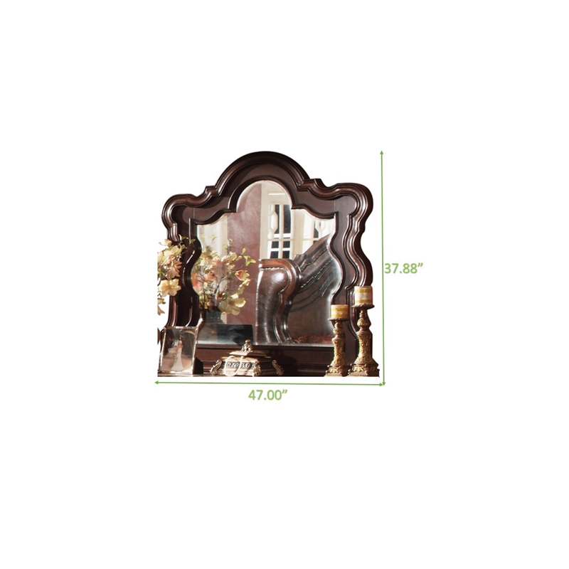 Pemberley Row Wood Dark Walnut Bedroom Set Traditional 4-Piece Unassembled