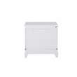 Pemberley Row Manufactured Wood Milky White Nightstand Rectangular Integrated LED Unassembled