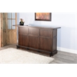 Pemberly Row Contemporary Coffee Bean Brown Finish Wood Home Bar