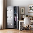 Pemberley Row Metal Dark Gray Locker Large Moisture-Proof 72