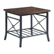 Pemberly Row Traditional 3-Piece Occasional Coffee Table and 2 End Tables Set