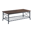 Pemberly Row Traditional 3-Piece Occasional Coffee Table and 2 End Tables Set