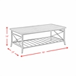 Pemberly Row Traditional 3-Piece Occasional Coffee Table and 2 End Tables Set