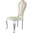 Pemberly Row Contemporary Armless Dining Side Chair (Set-2) in Beige