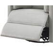 Pemberley Row Faux Leather Gray Recliner Chair Swivel Comfortable 40
