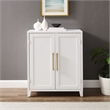 Pemberly Row Stackable Wood Kitchen Pantry Storage Cabinet in White