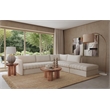 Pemberly Row Contemporary Natural Mango Wood Round End Table