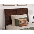 Pemberly Row Valencia Twin XL Low Profile Wood Platform Bed in Walnut