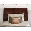 Pemberly Row Valencia Twin XL Low Profile Wood Platform Bed in Walnut
