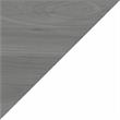 Pemberly Row 5 Shelf Bookcase in Pure White and Modern Gray - Engineered Wood
