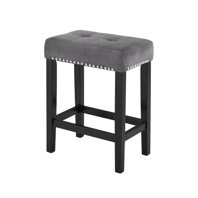 Pemberley Row Faux Marble Gray Bar Table Set Rectangular Heat Resistant 60