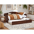 Pemberley Row Solid Wood Walnut Daybed Twin Trundle Rectangular Versatile 78.75