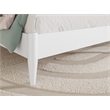 Pemberly Row Quincy Twin Wood Low Profile Platform Bed in White
