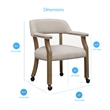 Pemberly Row Millstone Game or Dining Chairs - Set of 4