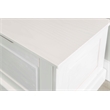 Pemberly Row Backless Wood Corner Breakfast Nook with Storage in White