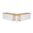 Pemberley Row Wood White Nook Rectangular Storage 62.4