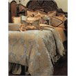 Pemberly Row 13-piece Fabric King Comforter Set in Blue/Gold