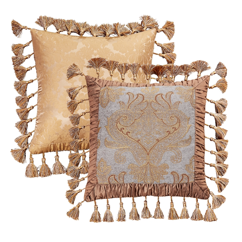 Pemberly Row 13-piece Fabric King Comforter Set in Blue/Gold