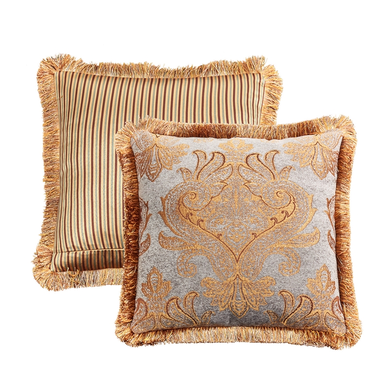 Pemberly Row 13-piece Fabric King Comforter Set in Blue/Gold