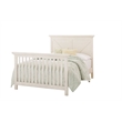 Pemberly Row Traditional Full Size Bed Rails - Brushed White Finish